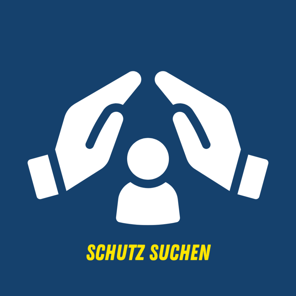 Schutz suchen